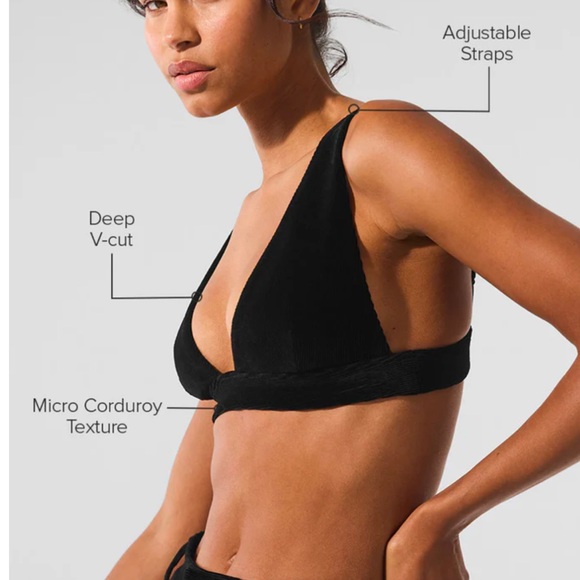 Alo Yoga Micro Corduroy Dreamer Bra, small - Picture 2 of 11